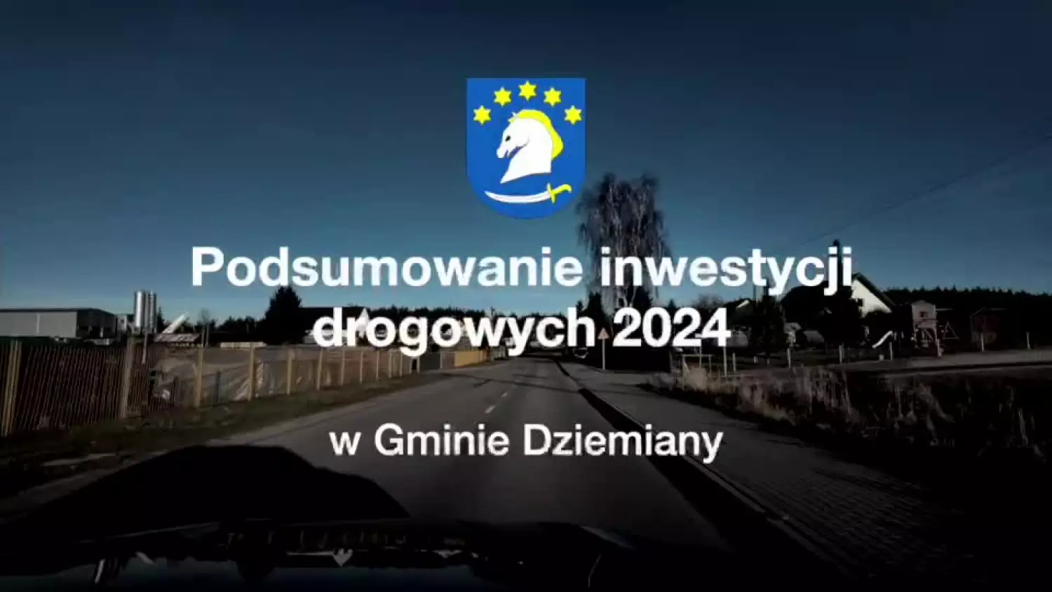 Podsumowanie inwestycji drogowych w Dziemianach