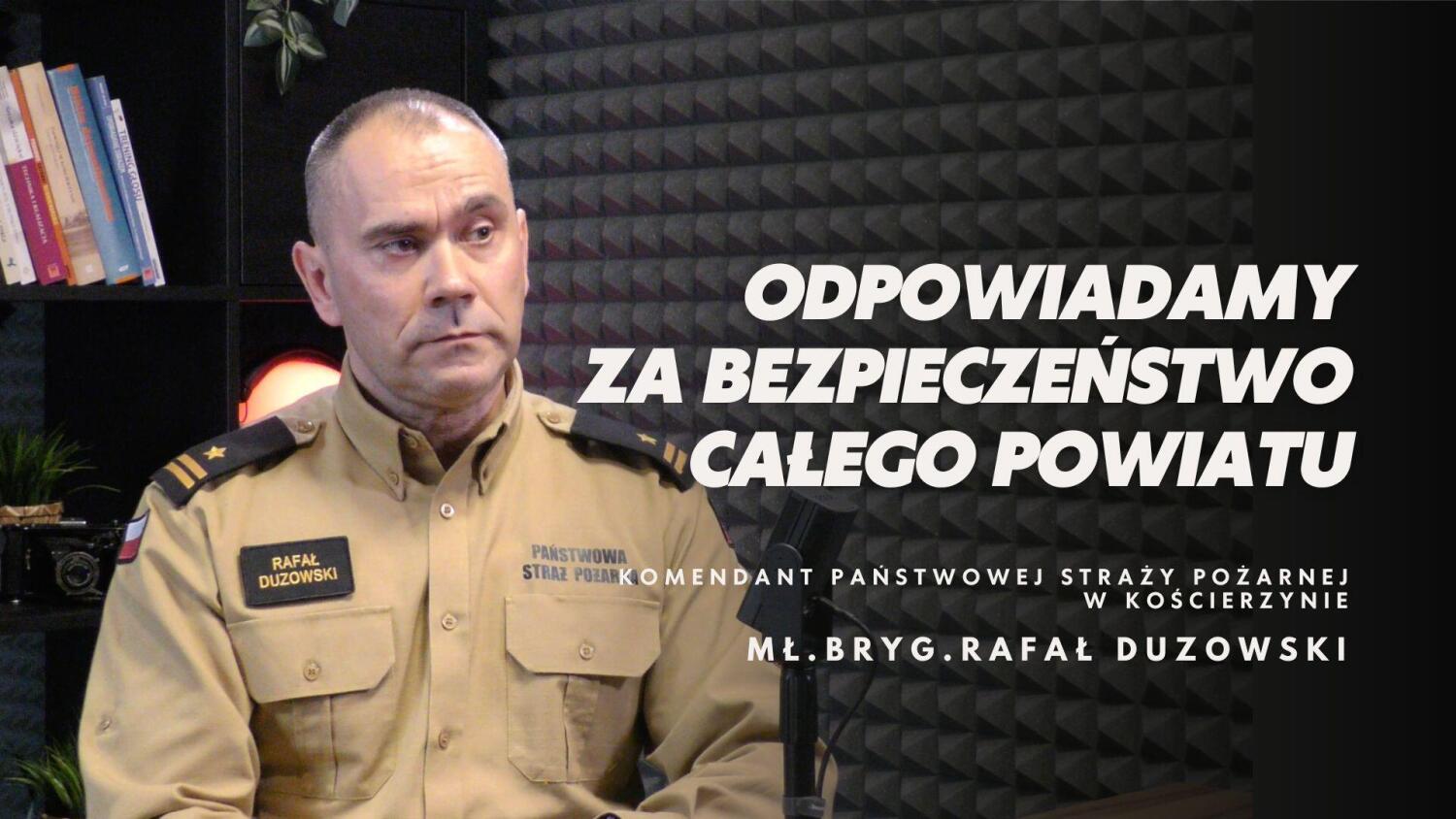 Komendant Duzowski odkrywa tajemnice kościerskiej straży pożarnej