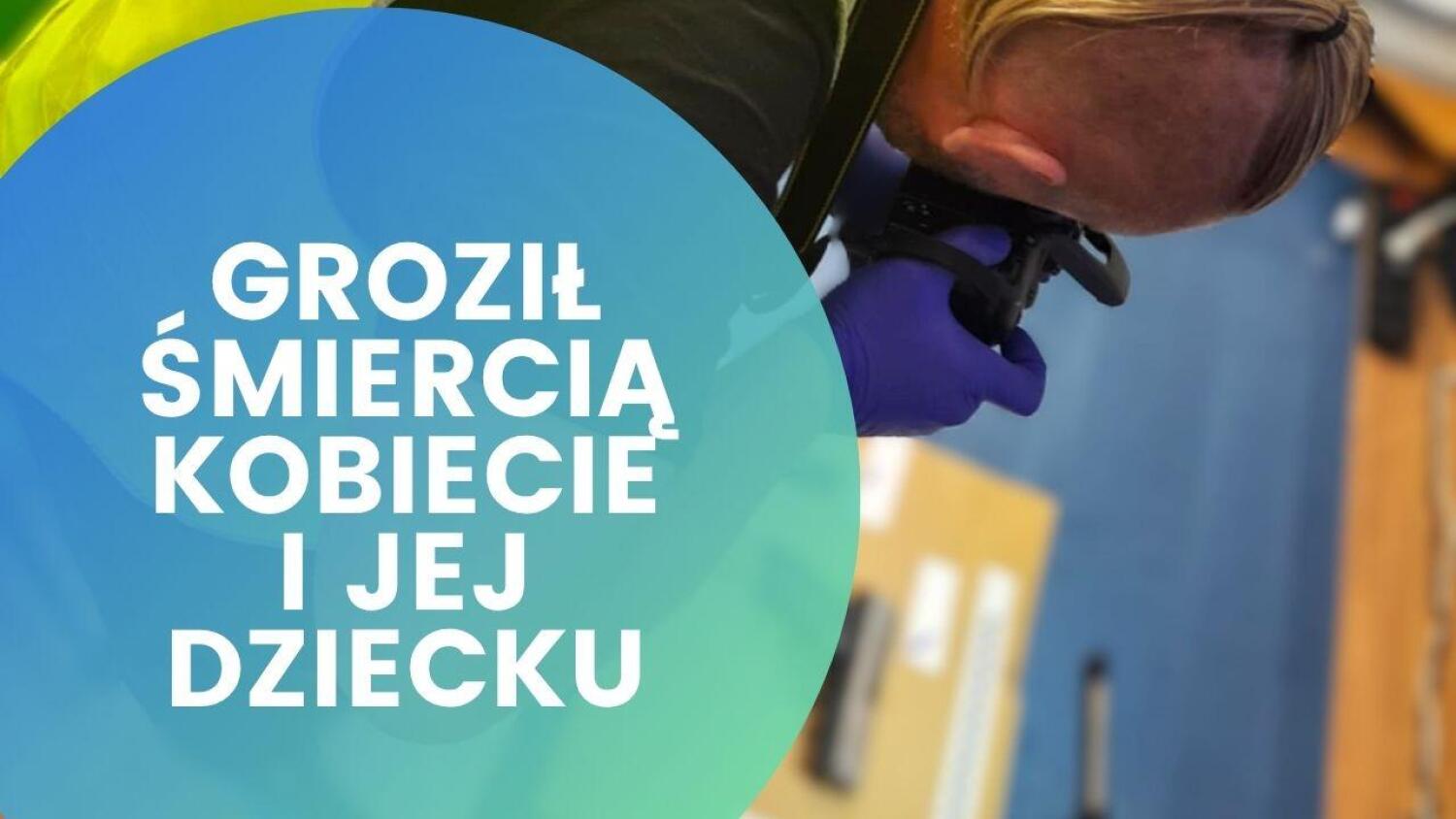 Alarm w komendzie i akcja antyterrorystów – mężczyzna zatrzymany