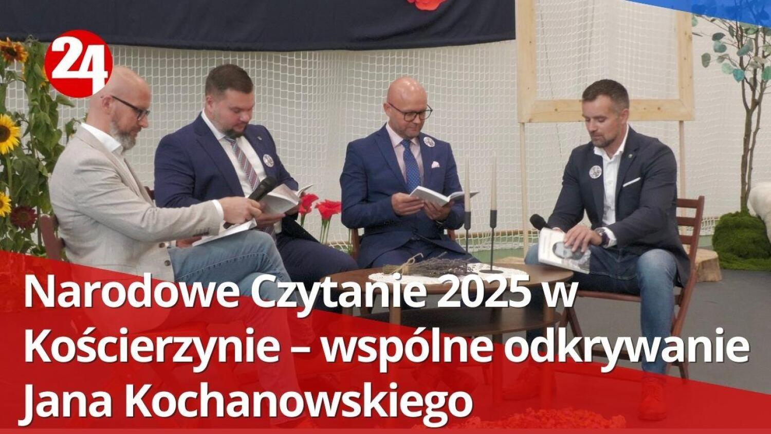 Narodowe Czytanie 2025 w Kościerzynie – wspólne odkrywanie Jana Kochanowskiego