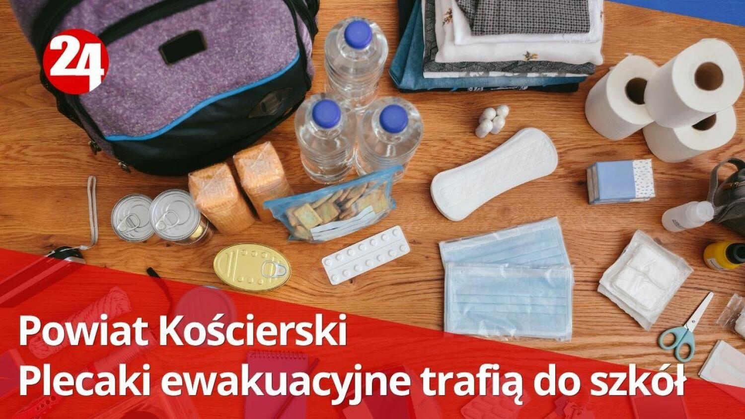 Powiat Kościerski. Plecaki ewakuacyjne trafią do szkół
