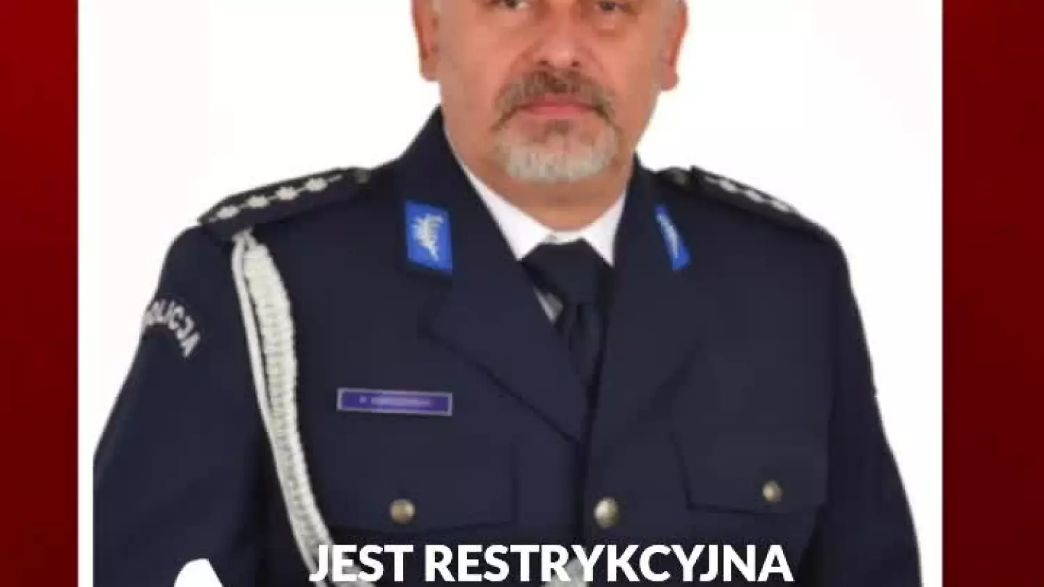 Zatrzymany dziękuje policji za interwencję