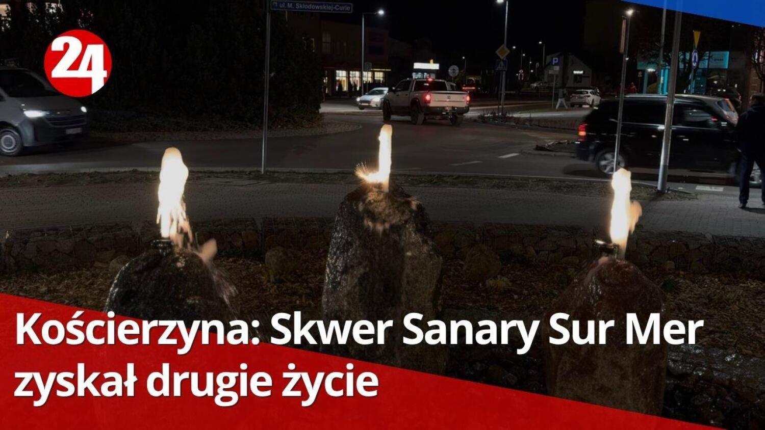 Kościerzyna: Skwer Sanary Sur Mer zyskał drugie życie