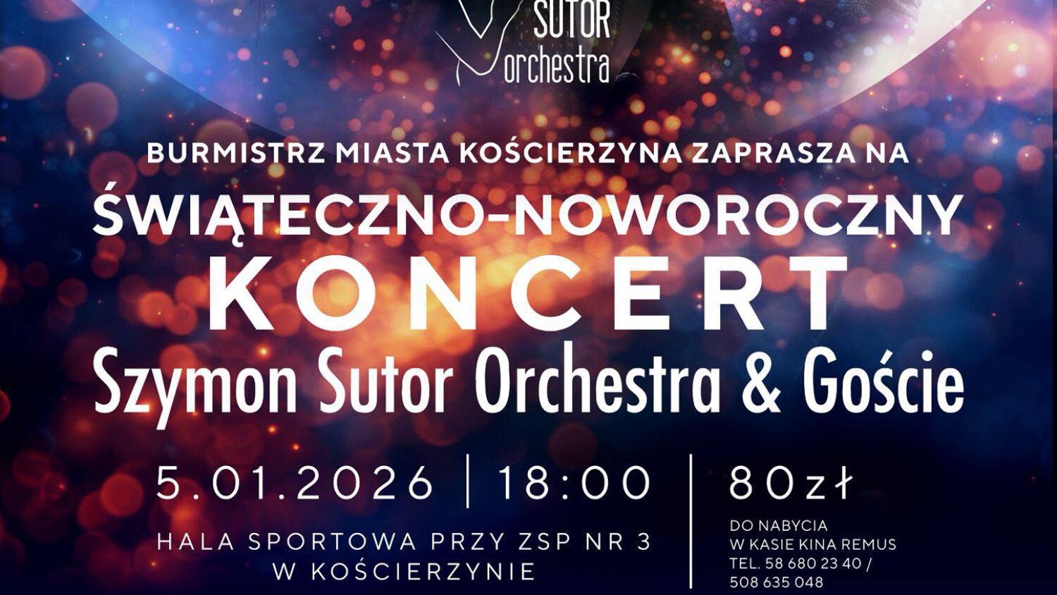Zapowiedź koncertu Szymon Sutor Orchestra w Kościerzynie
