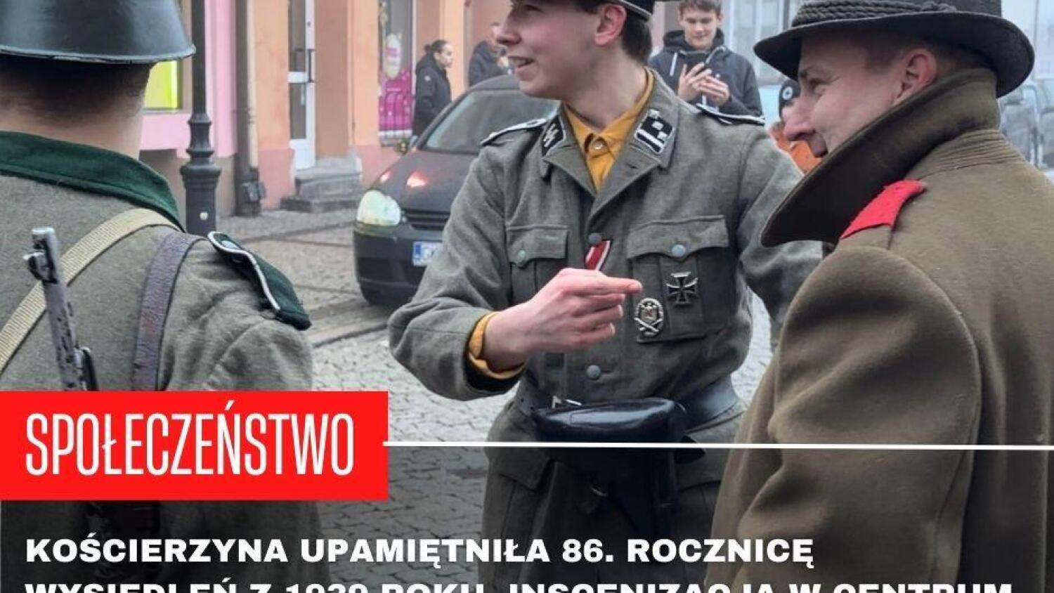 Poruszająca inscenizacja przypomniała o dramacie mieszkańców Kościerzyny