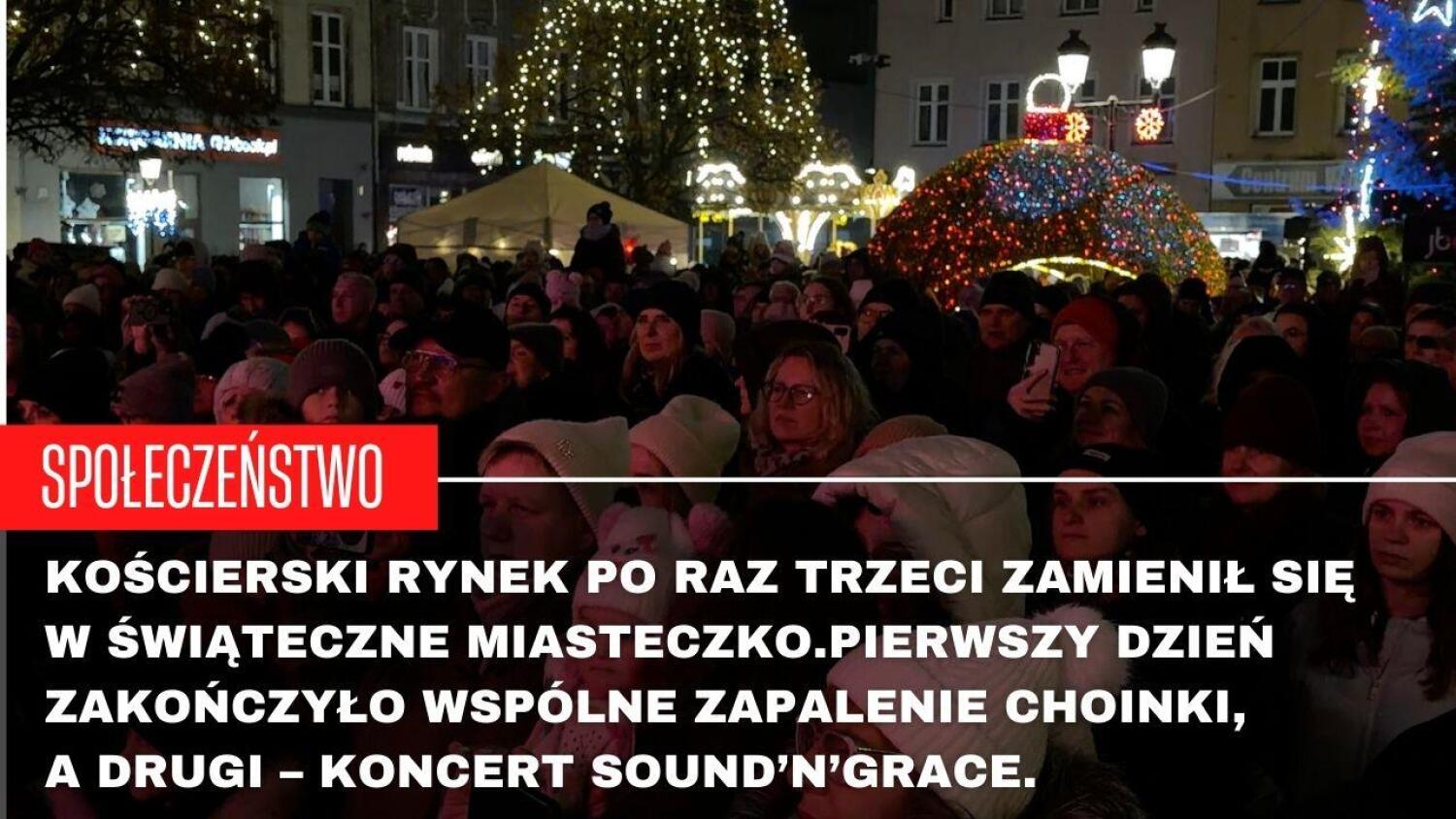 Tłumy na jarmarku w Kościerzynie. Finałem był koncert Sound’N’Grace