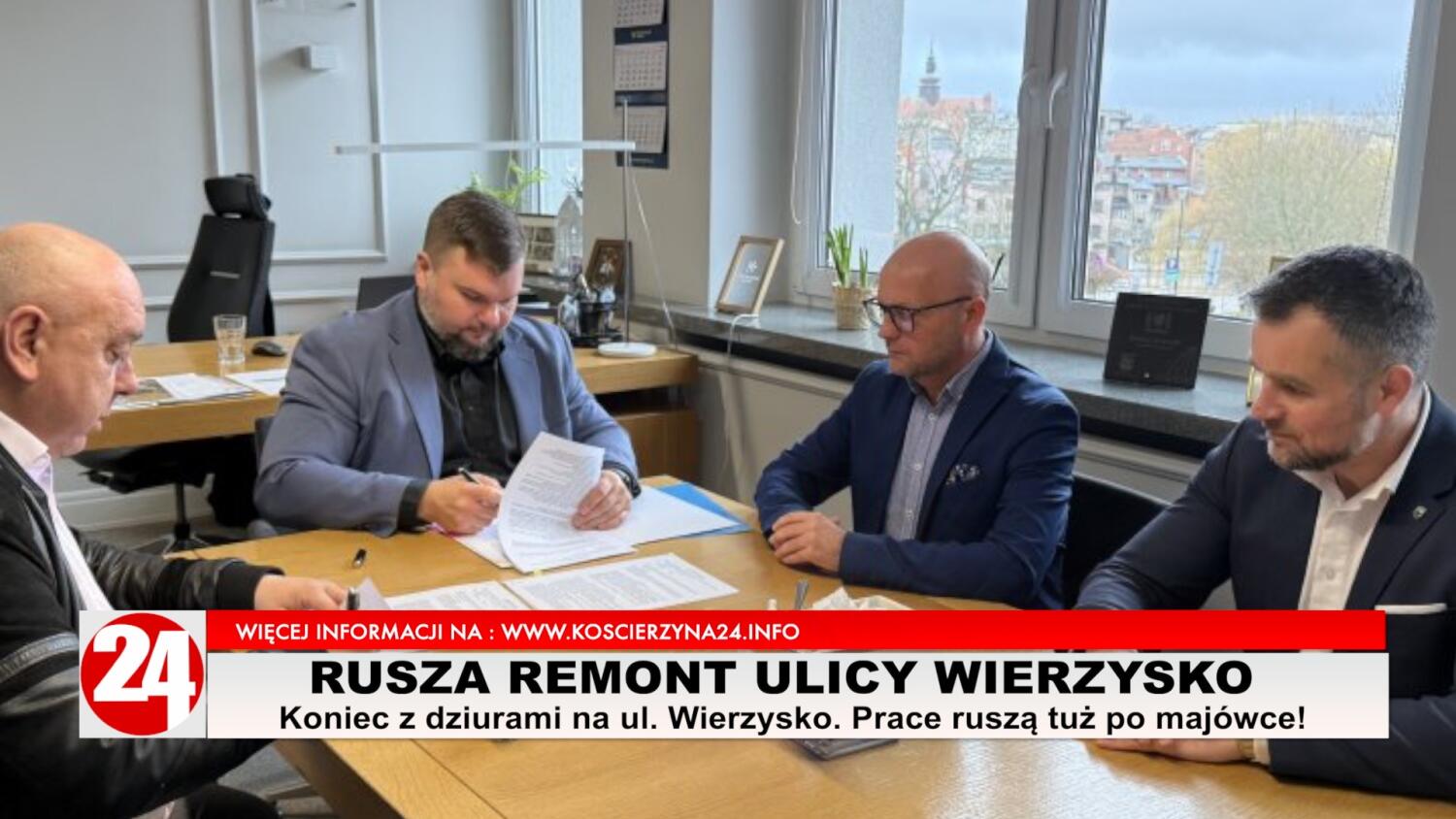 UMOWA NA REMONT UL. WIERZYSKO PODPISANA