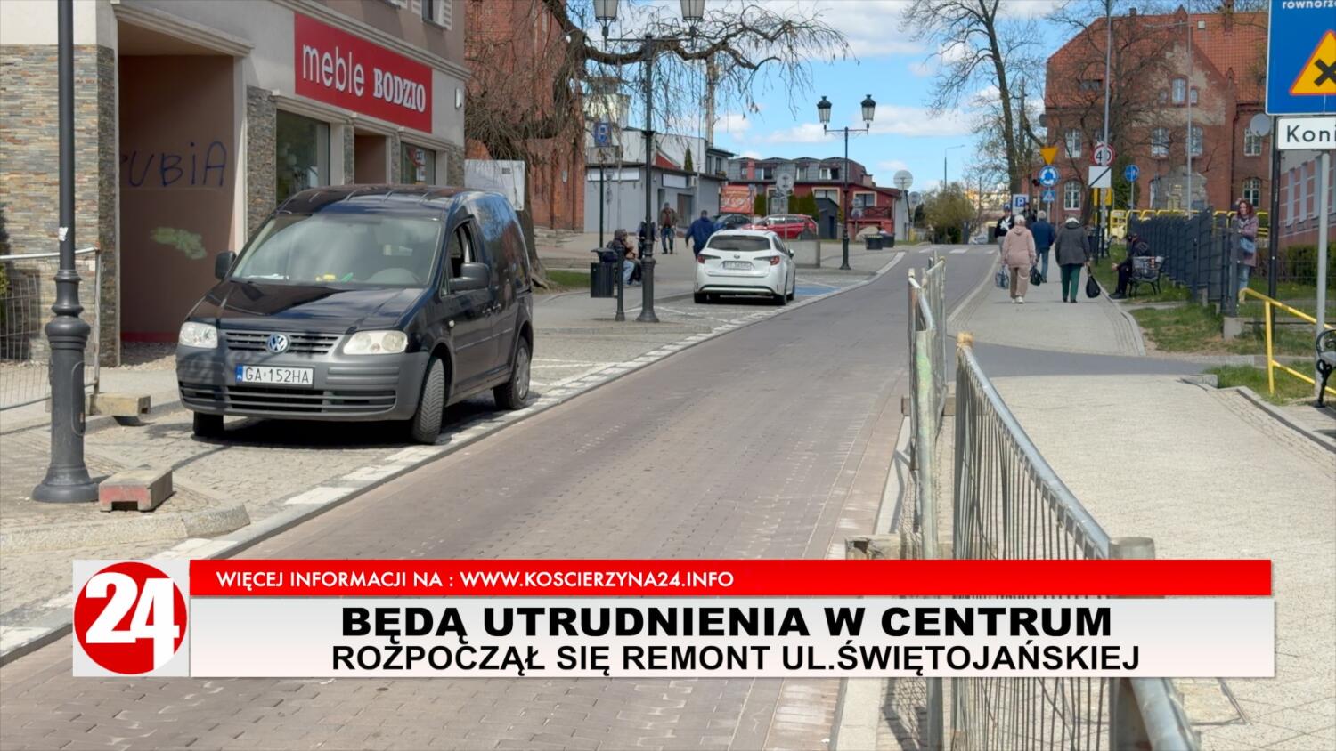 Kościerzyna.Bedą utrudnienia w centrum